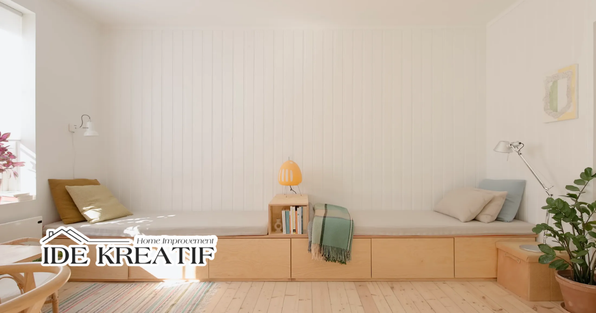 Ide DIY Daybed Sofa untuk Ruang Minimalis Proyek DIY Daybed Sofa dengan desain sederhana